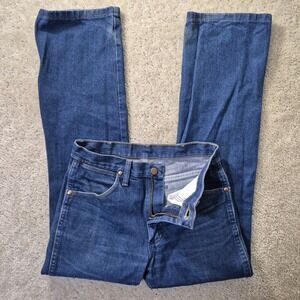 Vintage Wrangler Cowboy Cut Jeans Men 28X30 Blue 936PWD Classic Workwear USA 90s